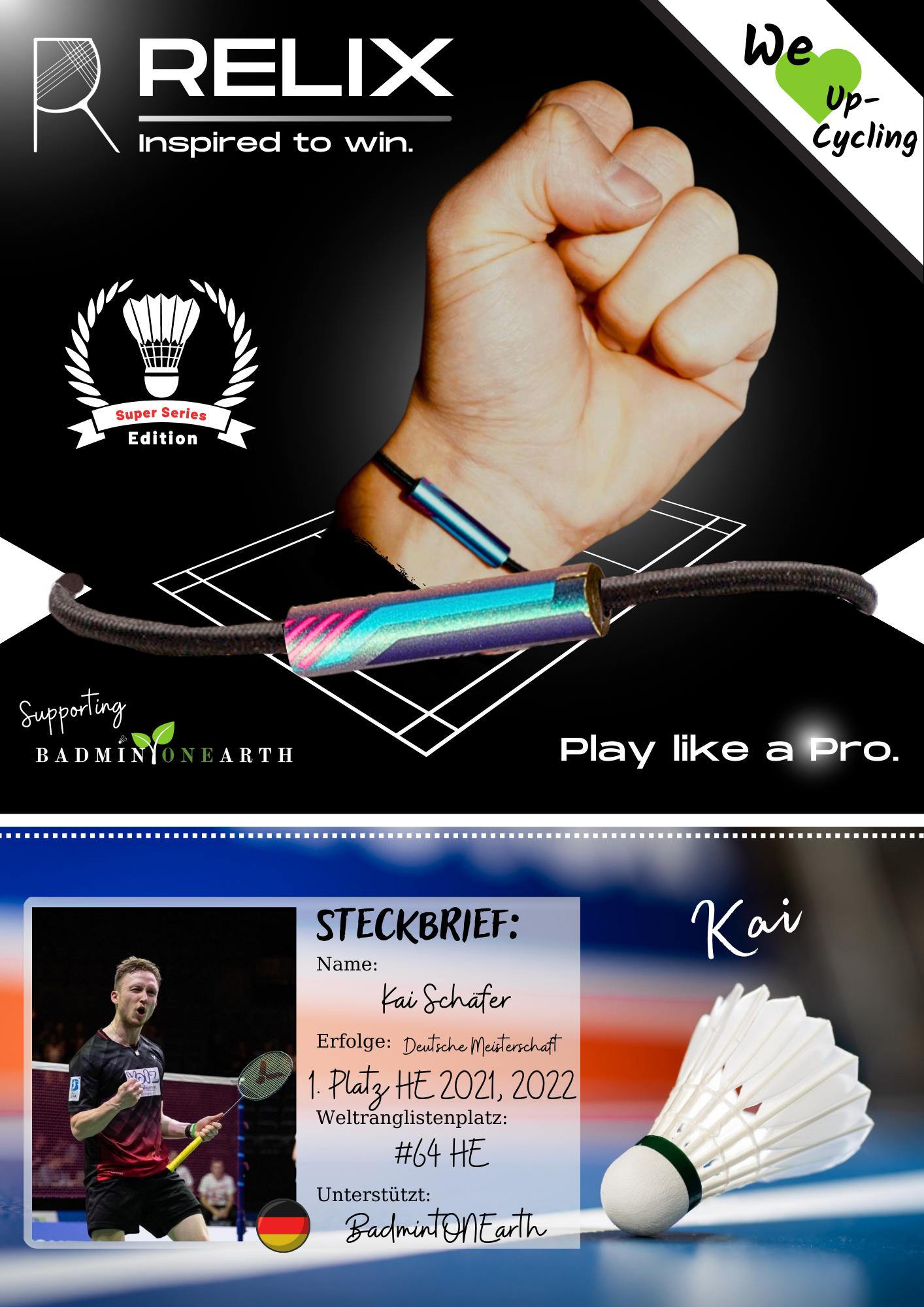 SUPER SERIES Armband - Kai Schäfer Edition