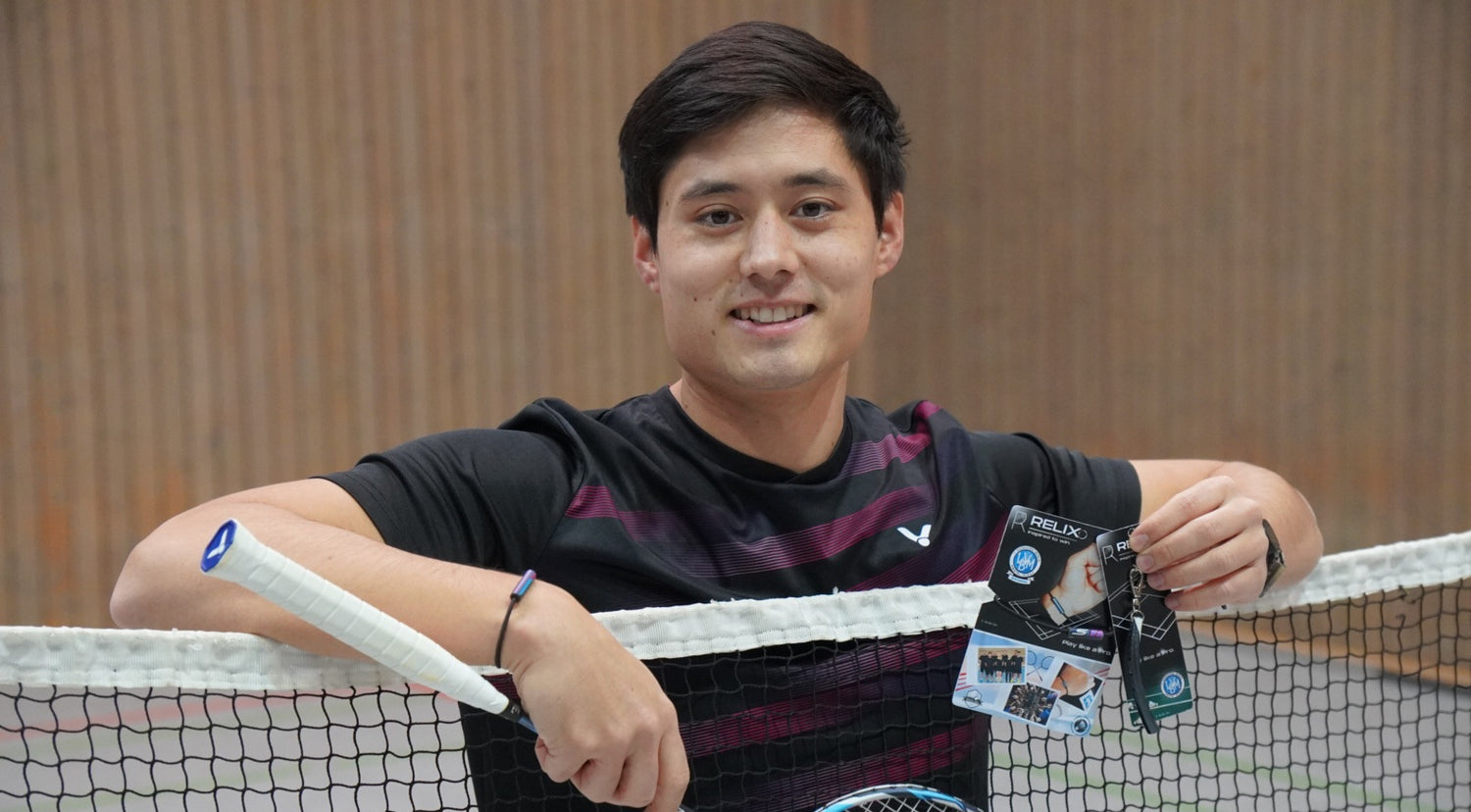Wei Ming Hauschild Gründer von Relix Badmintonspieler